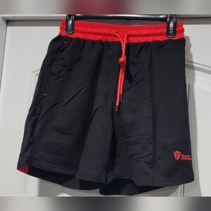 Monster Guardians Combat Training Shorts In Red And Black